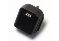 Dos pin 5V 1A portátil Auto viaje Universal USB adaptador de corriente (Estados Unidos, Reino Unido, UE, AU)