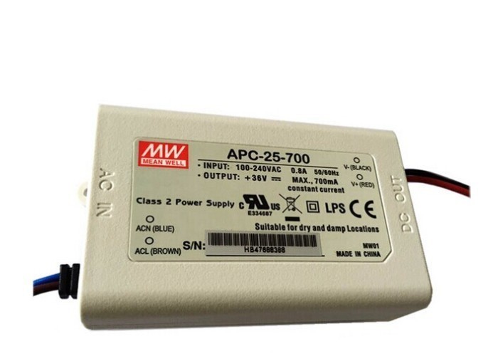 Conductor actual constante APC-25-700 de la serie 20w LED de APC de la fuente de alimentación del LED