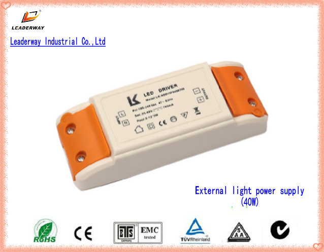 fuente de alimentación constante de la corriente LED de 40W 1000mA