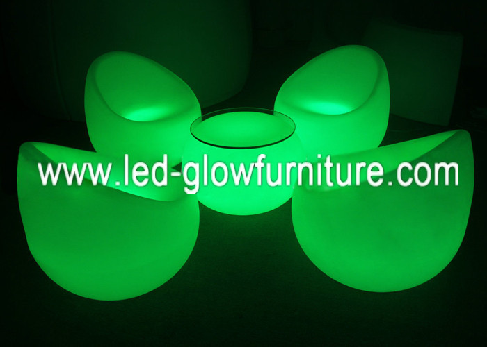 El color moderno cambió la silla rechargable del LED con el adaptador para casarse la decoración