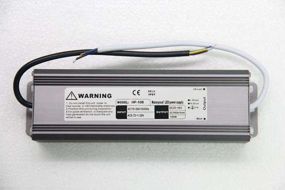 CA de 108W 3200mA a la fuente de alimentación constante de la corriente LED de DC 170V - 250V, mini fuente de alimentación IP68