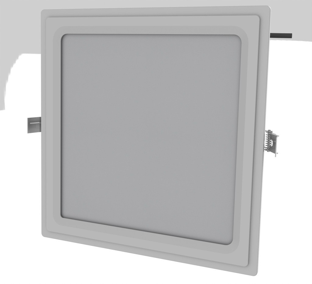 Luz del panel delgada blanca fría del cuadrado LED de Epistar con el conductor constante Ra80 de la corriente LED