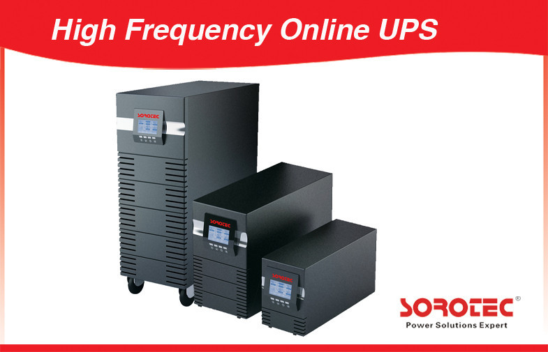 Onda sinusoidal pura UPS online de alta frecuencia, sistema de alimentación ininterrumpida 3KVA / 2700W, RS232
