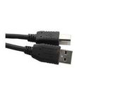 Un varón a la tarifa de transferencias masculina de cable de la transferencia de datos USB del cable de B hasta 480Mbps