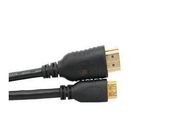 Un varón al mini cable masculino para DVS, cámaras de la transferencia de datos USB del cable de HDMI