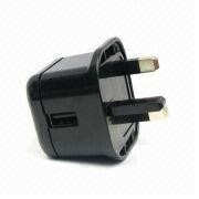 enchufe BRITÁNICO USB del adaptador universal portátil de la CA DC de 11W 5V 1A-2.1A con EN 60950-1