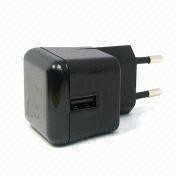 la UE universal portátil del adaptador de la CA DC de 11W 5V 1A-2.1A USB tapa con EN 60950-1