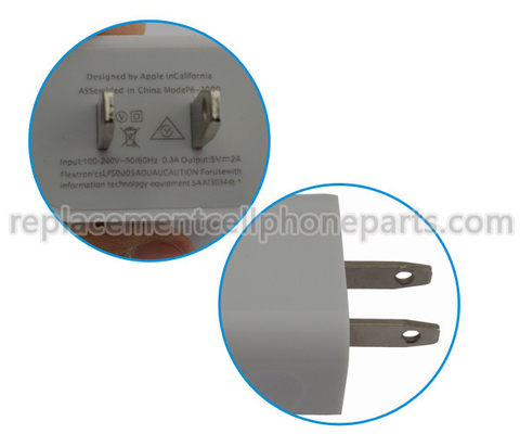 Mini tipo adaptador de los E.E.U.U./de la UE del iphone de la manzana de la CA del enchufe USB para el teléfono móvil