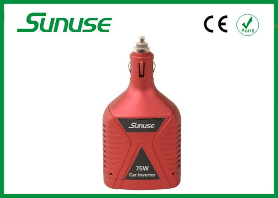 C.C. del inversor de corriente 12v del coche de la eficacia alta 75w a la CA 220v con el conector encendedor