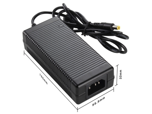Adaptador de corriente alterna negro del ordenador de 12V 5A, adaptador de escritorio