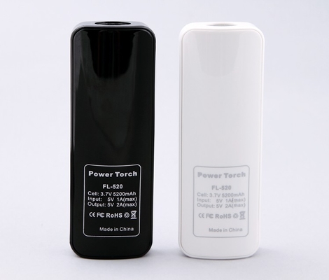 Portable negro móvil de la fuente de alimentación de 5 voltios con OEM 5200MAH