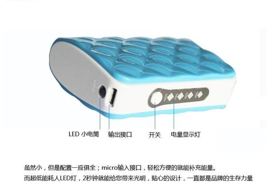 fuente de alimentación móvil de 1A 5V para el teléfono móvil/el coche con el LED