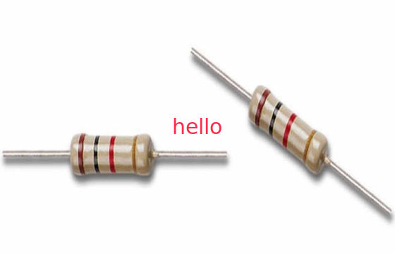 Película de carbono del poder más elevado 6W resistor E24 de 330 ohmios para las fuentes de alimentación
