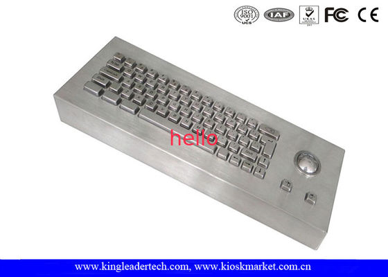 Mesa industrial llaves del teclado a prueba de polvo mecánico del metal de 63