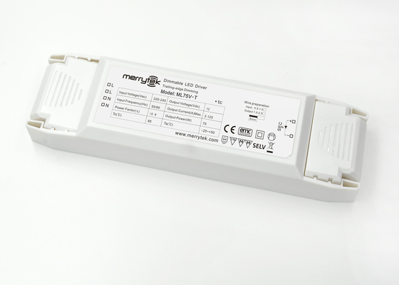 Conductor constante de Dimmable LED del voltaje del poder más elevado 12V no que oscila