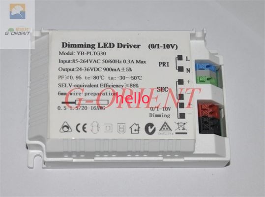Fuente de alimentación llevada actual constante universal del conductor de 600ma 0-10V PWM Dimmable