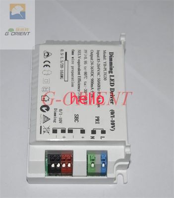 Fuente de alimentación llevada actual constante universal del conductor de 600ma 0-10V PWM Dimmable