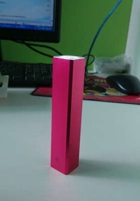 paquete de alimentación por USB portátil de la forma púrpura del rectángulo 3200mAh para el cuaderno