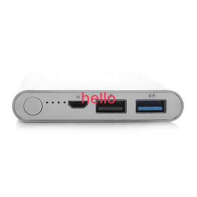 Carga rápida del teléfono móvil 10000MAH del poder del banco de la célula portátil universal del polímero de litio