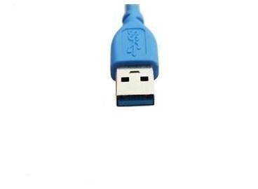 Azul de alta velocidad USB 3,0 A a un cable de la transferencia de datos USB del cable