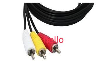 Cable de alta velocidad de la transferencia de datos USB, cable de /Video del audio RCA