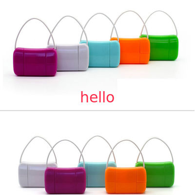 Asamblea micro promocional del smartphone del cable de la transferencia de datos USB 8pin con estilo lindo del bolso
