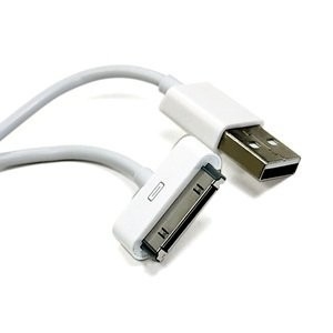 Cable de sincronización extralargo de los datos USB del negro los 6FT para el iPad del iPhone 4 4S 3GS iPod de Apple