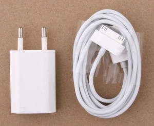 La UE tapa el accesorio de carga del teléfono móvil del cable de los datos USB del cargador de corriente alterna para iPod/el iPhone 4/4s