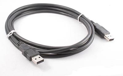 Varón al cable masculino de la transferencia de datos USB para el teclado, usb a la transferencia del usb