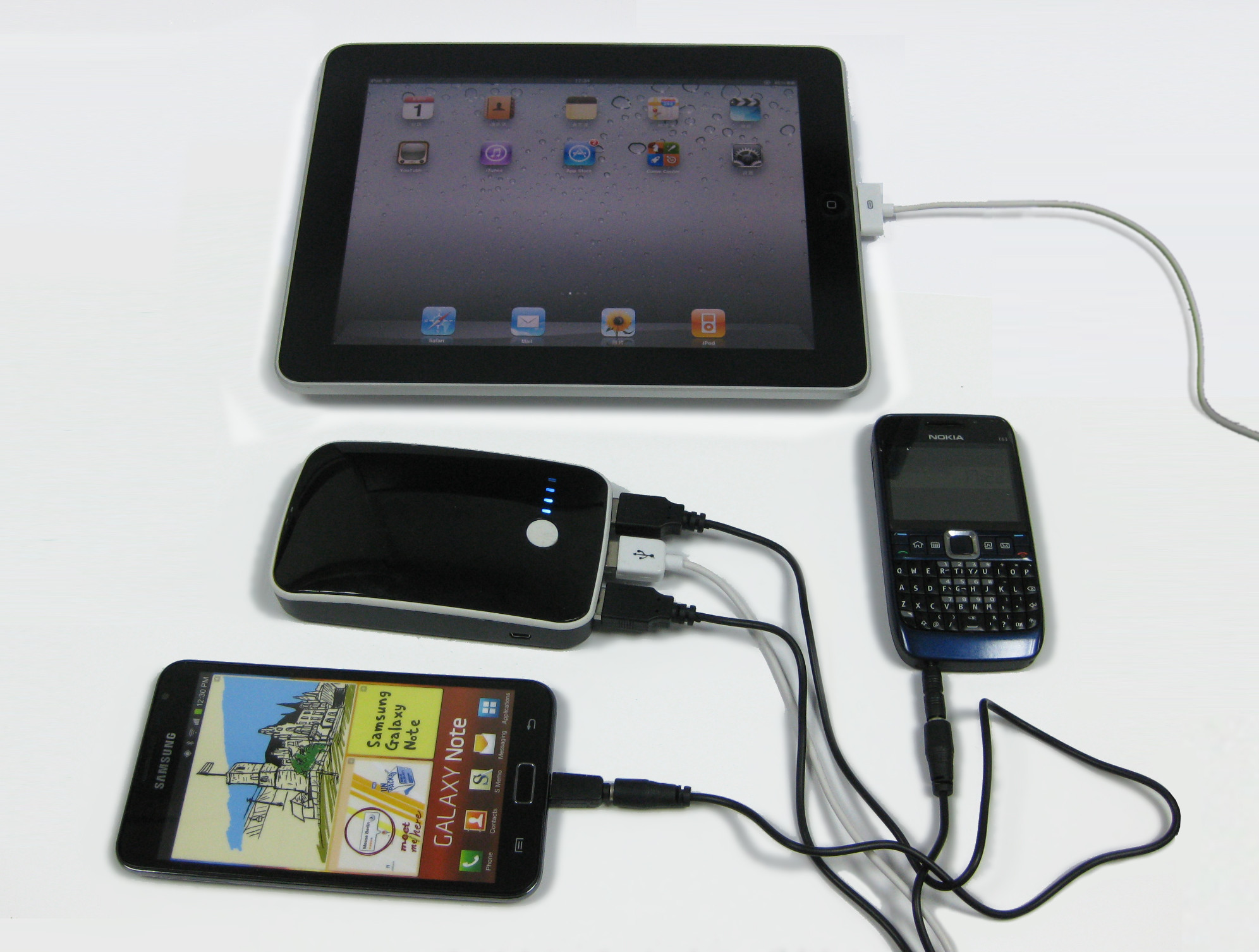 Paquetes de 1500mAh batería portátil de gran capacidad para Iphone4, Ipod2