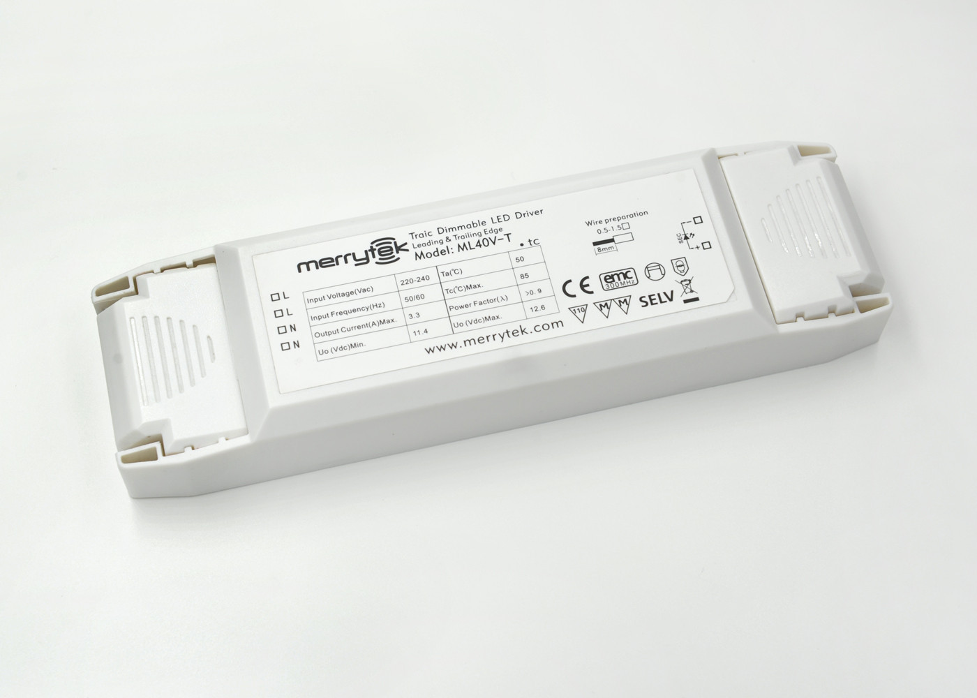 Conductor constante 12Vdc 50Hz/60Hz de Dimmable LED del voltaje del recinto